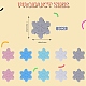 20Pcs 5 Colors Snowflake Food Grade Eco-Friendly Silicone Beads(SIL-SZ0001-21)-2