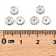 真鍮製ラインストーンスペーサービーズ(X-RB-A014-Z5mm-01S)-2