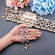 Fashewelry 4Pcs 4 Style Acrylic Curb Chain Bag Strap(FIND-FW0001-22)-5