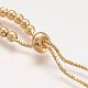 Brass Bead Chain Necklace Making(NJEW-F151-01G)-2