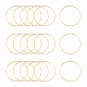 Brass Linking Rings(X-KK-Y003-03L-G)-1