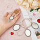Imitation Pearl Wedding Bouquet Jewelry Set(BJEW-FH0001-01A)-3