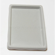Plastic Bead Design Boards, Rectangle, Gray, 27x20x2cm(X-TOOL-H004-1)
