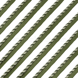 25M Polyester Twist Lip Cord Trim, for Curtain, Pillow Decoration, Olive Drab, 3/4 inch(20mm), about 27.34 Yards(25m)/Set(SRIB-GA0001-09)
