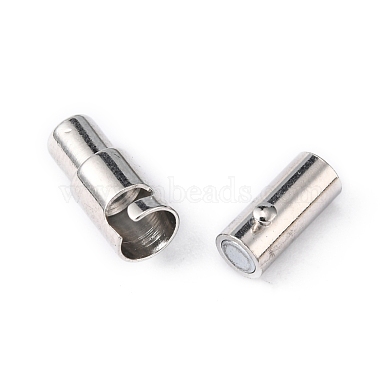 Brass Locking Tube Magnetic Clasps(MC079-M)-3
