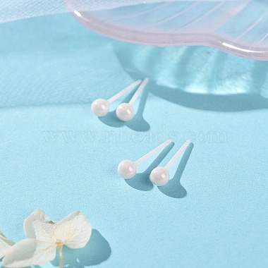 Hypoallergenic Bioceramics Zirconia Ceramic Stud Earrings(EJEW-Z023-12C)-3