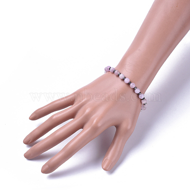 Natural Kunzite Stretch Bracelets(BJEW-JB04493-01)-3
