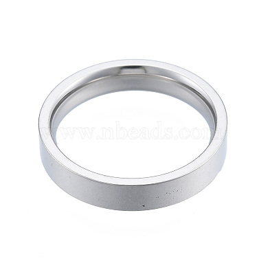 201 Stainless Steel Plain Band Ring for Women(RJEW-N043-12P)-2