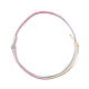 Dyed Gradient Color Adjustable Nylon Thread Cord Braided Bracelet Making(AJEW-JB01161)-2