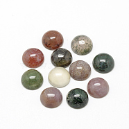 Natural Indian Agate Cabochons, Half Round/Dome, 10x4~5mm(G-R416-10mm-14)