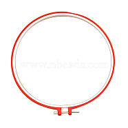 Adjustable Plastic Embroidery Hoops, Embroidery Circle Cross Stitch Hoops, for Sewing, Needlework and DIY Embroidery Project, Random Color, 125mm(PW23031320678)