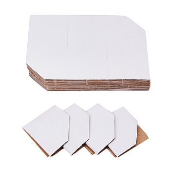 Safety Kraft Paper Photo Album Corner Protector, White, 13x13x0.18cm, 50pcs/set