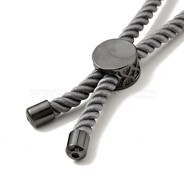 Half Finished Twisted Milan Rope Slider Bracelets(FIND-G032-01B-03)-4