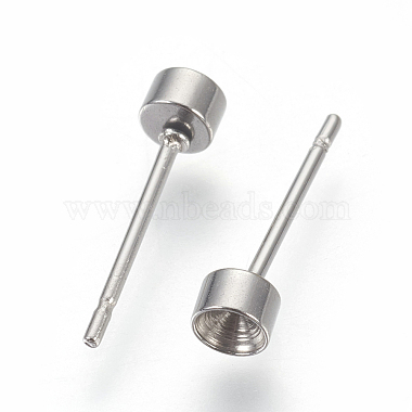Accessoires de puces d'oreilles en 304 acier inoxydable(STAS-E446-04A-P)-2