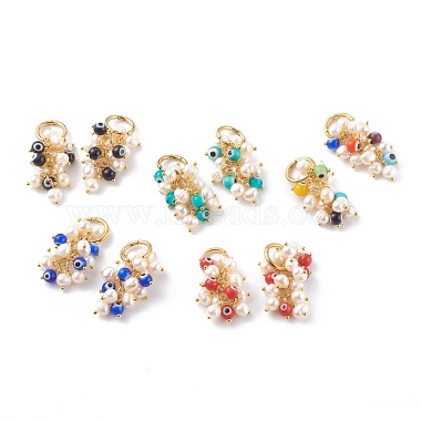 Mixed Color Others Pearl Earrings