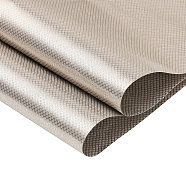 EMF Protection Fabric, Faraday Fabric, EMI, RF & RFID Shielding Nickel Copper Fabric, Tan, 40~41x0.01cm, 2~2.02m/sheet(DIY-WH0304-926)