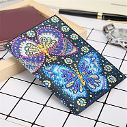 DIY Diamond Painting Passport Cover Kits, including Resin Rhinestones, Diamond Sticky Pen, Tray Plate and Glue Clay, Colorful, 140x200mm(DIAM-PW0010-39H)