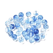 Imitation Jade Acrylic Beads, Round, Royal Blue, 8mm, Hole: 1.8mm, about 1886pcs/500g(MACR-G066-01M)