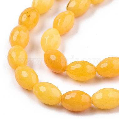 Natural White Jade Beads Strands(G-T131-61B)-3