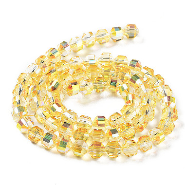 Galvanoplastie rondelles perles de verre brins(EGLA-A036-09A-M)-3
