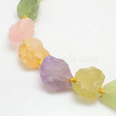 Natural Mixed Gemstone Beads Strands(G-L159-10)-2