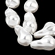 Electroplated Glass Shell Pearl Beads Strands(BSHE-B009-B01-13x21mm)-3