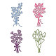 GLOBLELAND Valentine's Day Bouquet Carbon Steel Cutting Dies Stencils(DIY-DM0001-56)-5