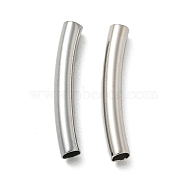 Brass Tube Beads, Lead Free & Cadmium Free, Platinum, 19.5x3mm, Hole: 2.5mm(KK-Z045-03A-P)