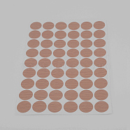 PVC Stickers, Screw Hole Covered Stickers, Round, Tan, 202x146x0.4mm, Stickers: 20mm, 54pcs/sheet(FIND-WH0053-19F-02)