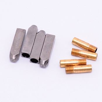 Zinc Alloy Capsule Lace Lock Buckles, DIY Sneaker Kits Metal Shoelaces lock Accessories, Gunmetal, 19x5x5mm, Hole: 4mm