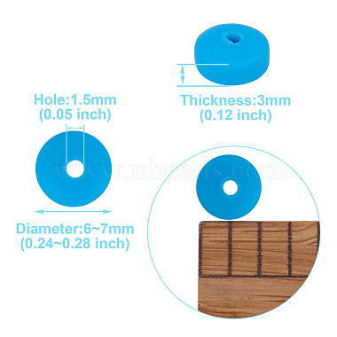 cheriswelry 4 hebras 4 cuentas de arcilla polimérica hechas a mano estilo(CLAY-CW0001-05)-3