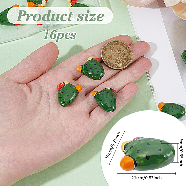16Pcs Handmade Porcelain Beads(PORC-ME0001-07)-2