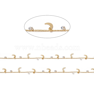 3.28 Feet Handmade Brass Curb Chains(X-CHC-I036-66G)-2