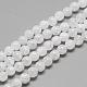 Chapelets de perles de cristal en quartz craquelées naturelles(G-R439-26-6mm)-1