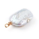 Pendentifs perle keshi perle baroque naturelle(PALLOY-JF00672-01)-2