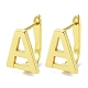 Brass Letter Stud Earrings for Women(EJEW-A038-01A-G)-1