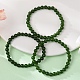 bracelets stretch de perles de jade taiwan naturelles(BJEW-K212-A-019)-1