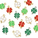 16Pcs 4 Colors Rack Plating Alloy Enamel Pendants(ENAM-FS0001-76)-3