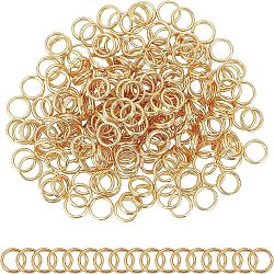 304 Stainless Steel Split Rings, Double Loops Jump Rings, Golden, 6x1.4mm, Inner Diameter: 4.6mm, 200pcs/box(STAS-UN0018-30G)