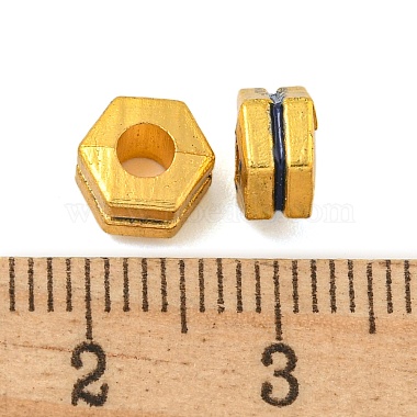 Brass Enamel Beads(KK-P277-44G-03)-2