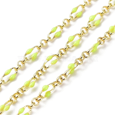 Yellow Green Brass Link Chains Chain