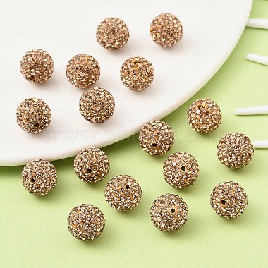 Pave Disco Ball Beads(X-RB-Q195-14mm-246)-5