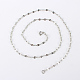 304 Stainless Steel Chain Necklaces(MAK-N016-20P)-2