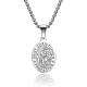 Pendentif Saint Christophe collier en acier inoxydable pour homme bijoux en acier titane pour homme.(EO9724-2)-1