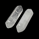 Olycraft 12Pcs Natural Quartz Crystal Double Terminal Pointed Beads(G-OC0003-51)-2