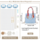 kits de bricolage de sacs à main pour femmes à tricoter avec du ruban(DIY-WH0453-08B)-2