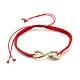 Bracelets de perles de nylon tressés réglables(BJEW-JB05449-02)-1