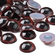 Eyes Cabochons DIY Scrapbooking Crafts Toy Accessories, Coconut Brown, 10x3mm(KY-S165-10mm-01)