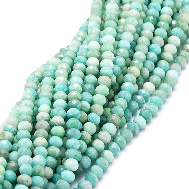 Rondelle Amazonite Beads