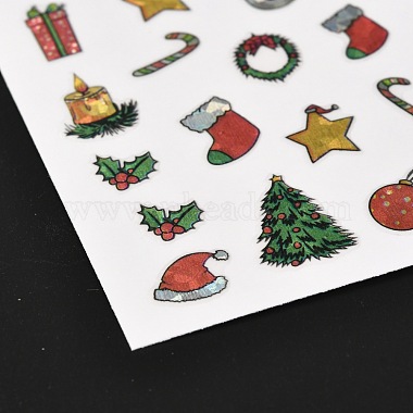 Рождественские темы самоклеющиеся наклейки для ногтей(MRMJ-A003-01B)-3